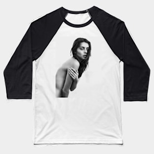 Woman, Girl, Fashion art, Fashion print, Scandinavian art, Modern art, Wall art, Print, Minimalistic, Modern Baseball T-Shirt